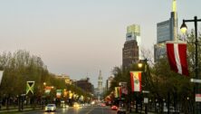 Benjamin Franklin Parkway at Dusk