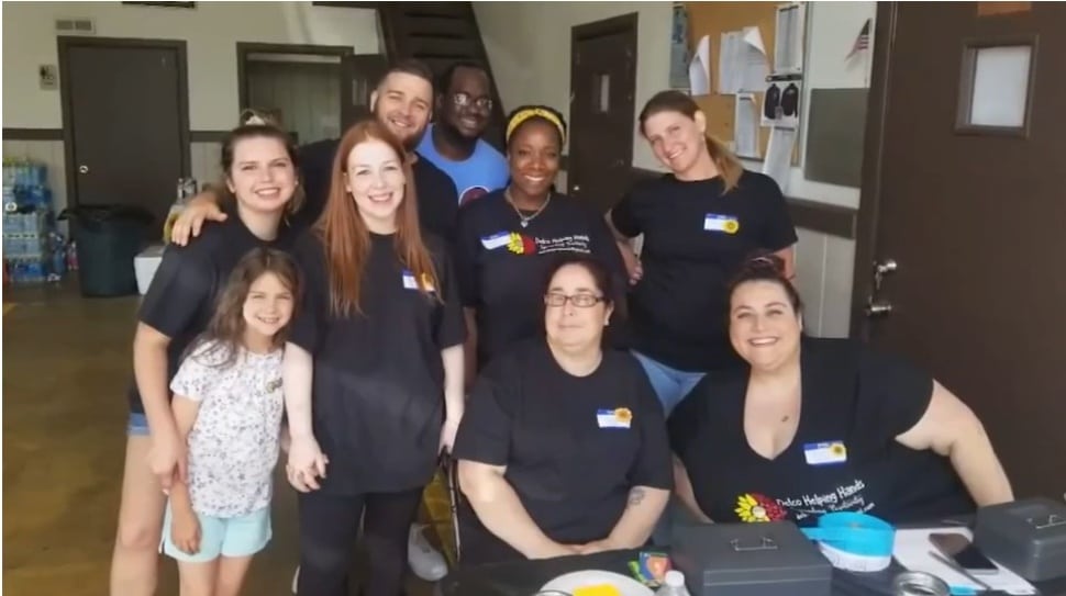 The volunteers of Delco Helping Hands