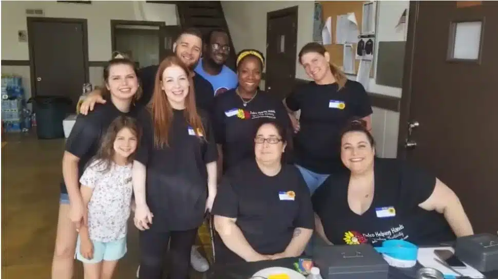 The volunteers of Delco Helping Hands