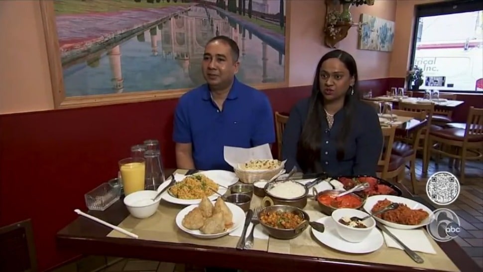 Mahammad Ikbal and Miss Parven at their new restaurant in Rittenhouse Square.