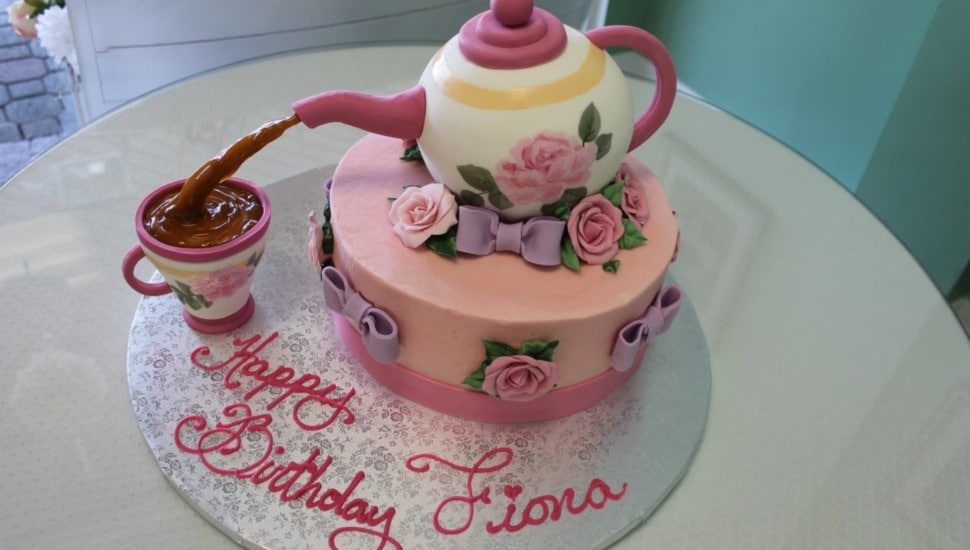 A 3-D cake from Sophisticakes in Drexel Hill