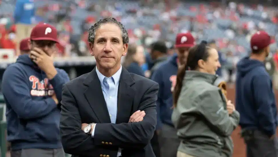Steven Cohen before a Phillies game at Citizens Bank Park