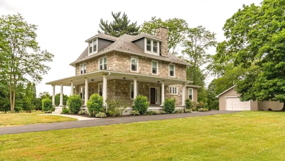 A renovated Colonial home built 1900 is for sale in Chadds Ford.