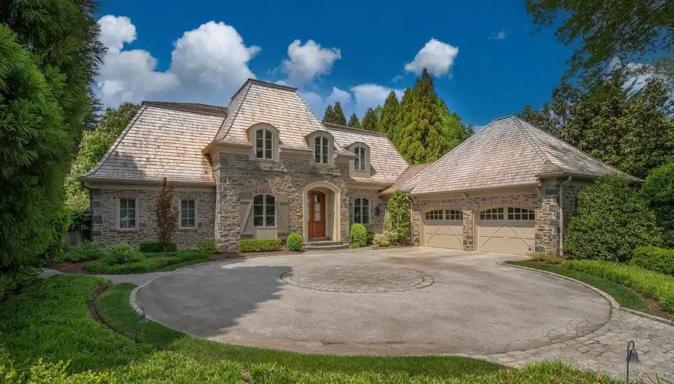 The front of 9 Blakely Road in Haverford, available for sale.