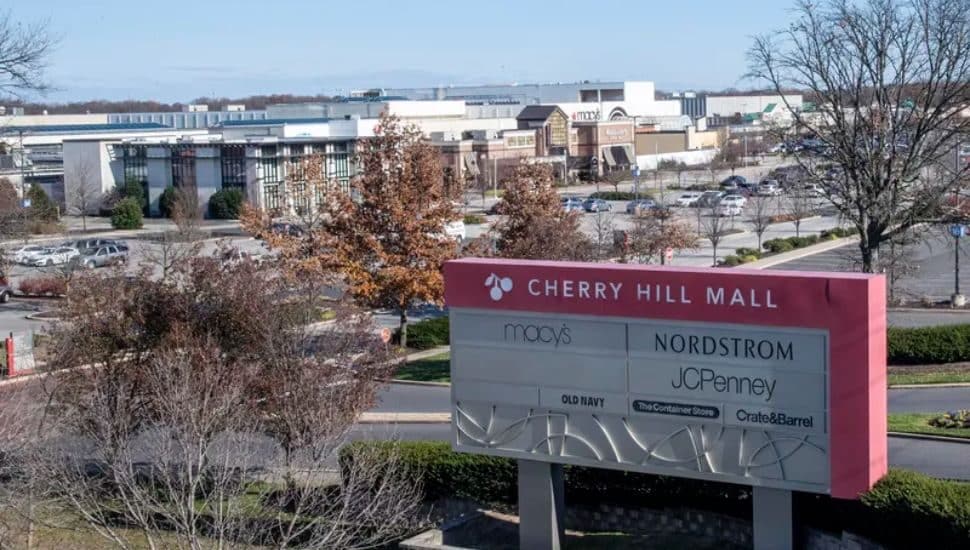 PREIT's strongest asset, The Cherry Hill Mall, shown in fall of 2020