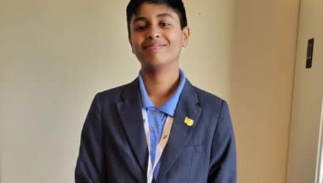 Pranav Anandh, a Garnet Valley Middle School student, placed 10th in this year's Scripps Spelling Bee.