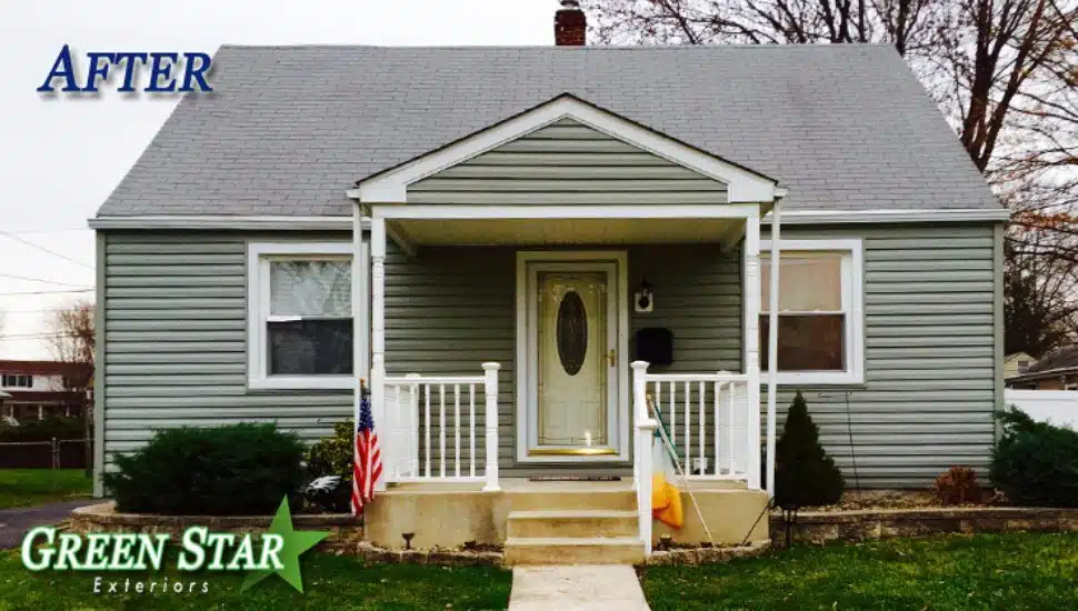 A finished exterior home done by Green Star Exteriors in Holmes. The company was one of those named the best place to work in 2023.