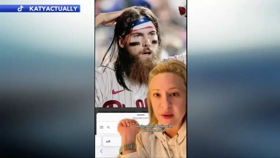 The Horsham TikTok post on 'theater-splaining; sports that has 4.5 million "likes".