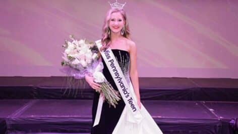 Lizzi Shacklett was crowned Miss Pennsylvania Teen