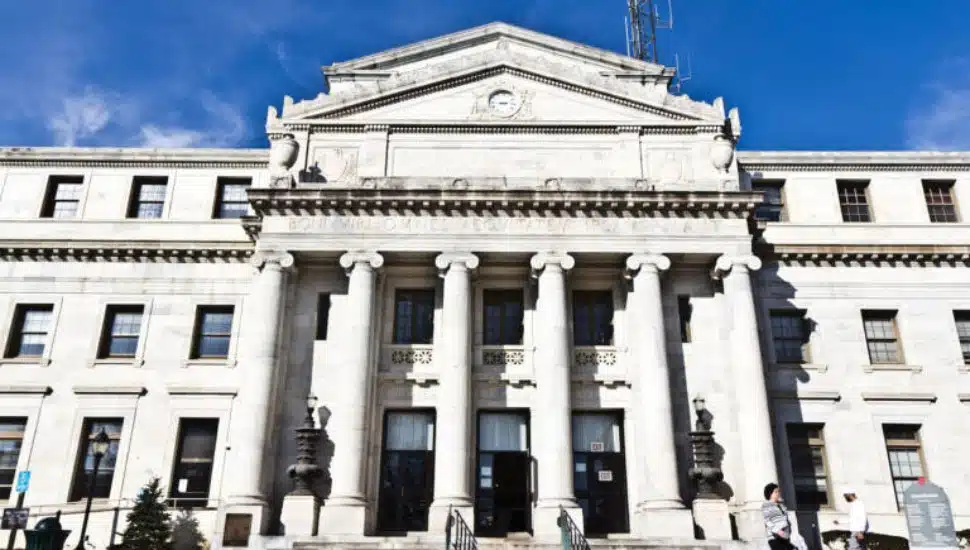 The Delaware County Courthouse in Media Borough.