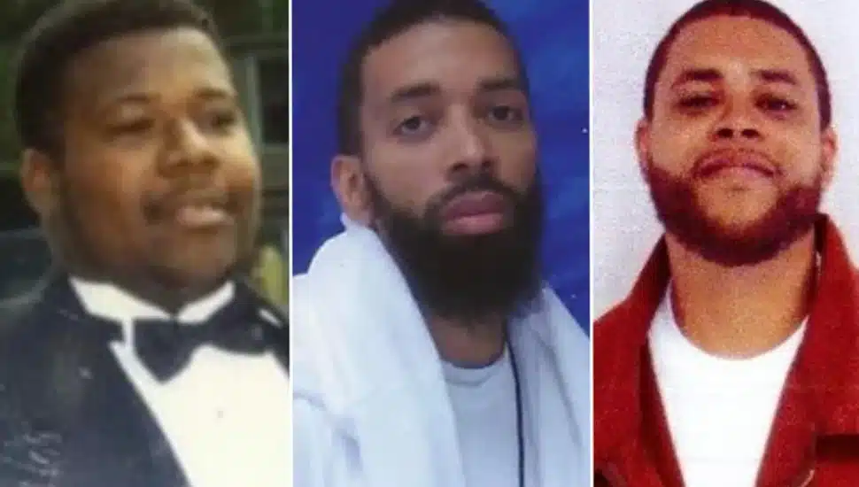 From left, Samuel Grasty, Derrick Chappell, and Morton Johnson.