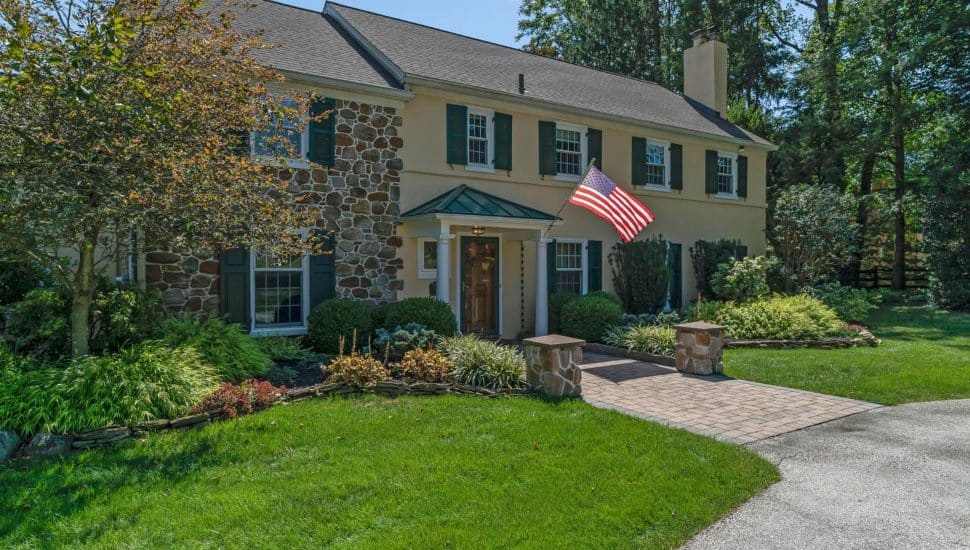 The front property of 336d Echo Valley Lane in Newtown Square.
