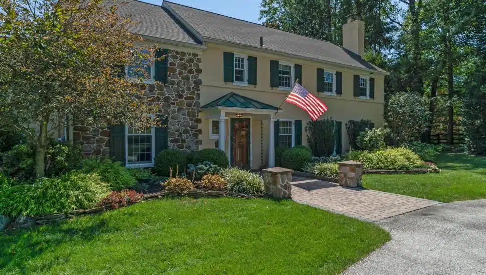 The front property of 336d Echo Valley Lane in Newtown Square.