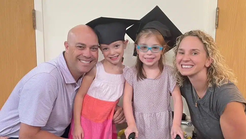 The O'Leary family shown are (from left) Joe, Charlotte, Paige, and Suzanne O’Leary.