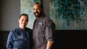 Alex Hardy and Tara Buzan Hardy, Executive Chefs and Co Owners of At the Table BYOB.