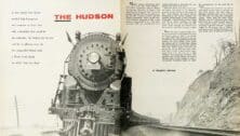 A picture of a steam locomotive that appeared in a Frederick Westing story, "The Hudson".