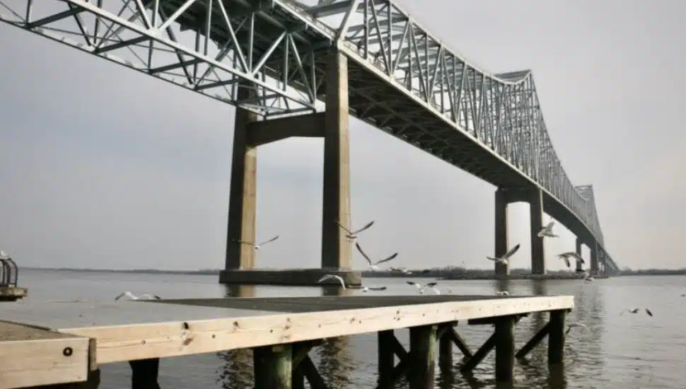The Commodore Barry Bridge connecting Chester to Logan Township, N.J.