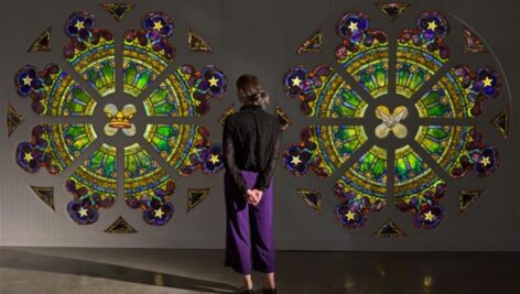 Two Tiffany windows from a historic church in Philadelphia sold for $200,000 total in an auction, but now a bank is claiming the proceeds for itself.
