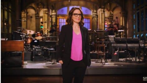 Tina Fey hosts Saturday Night Live on May 19, 2018.