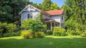 An historic farmhouse for sale in Haverford Township.