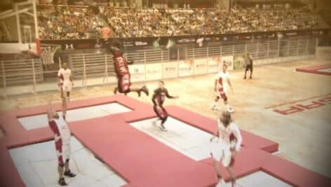 A 2012 SlamBall competition in China.