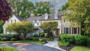 A custom traditional home for sale in Bryn Mawr.