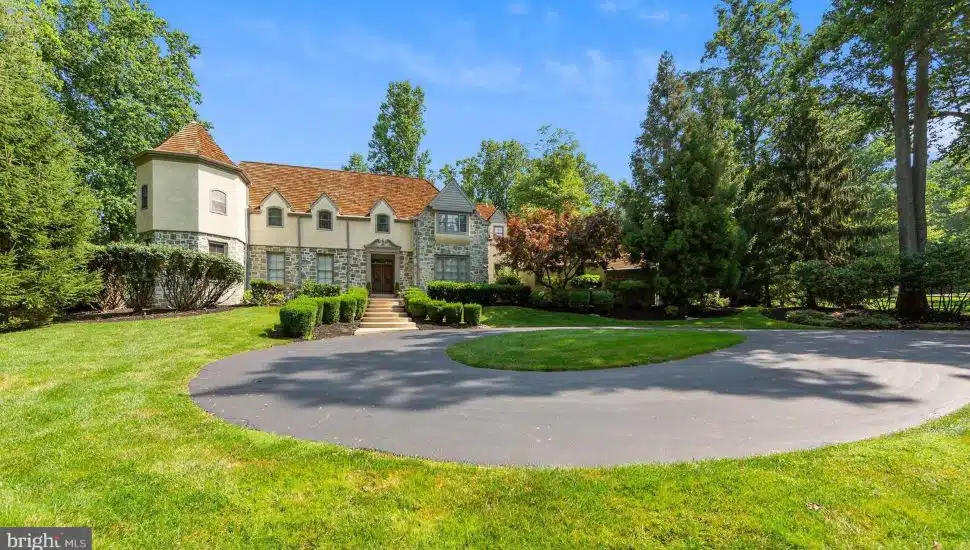 Colonial in Newtown Square for sale.