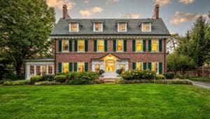 A Georgian Colonial in Haverford for sale.
