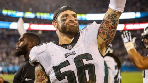 Chris Long played his final two NFL seasons with the Philadelphia Eagles. While many have been looking toward the league to stop the "Brotherly Shove," Long says its on the defensive players.