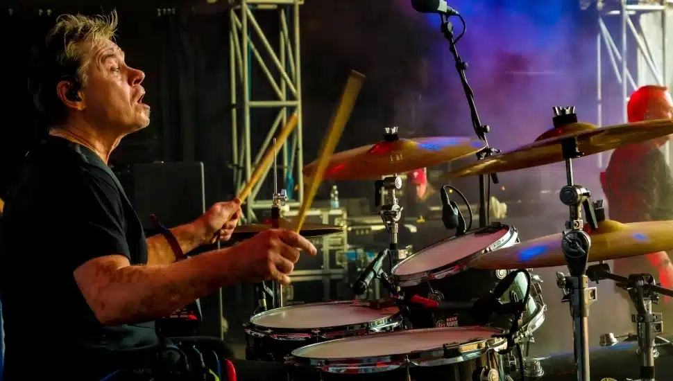 David Uosikkinen, drummer for The Hooters.