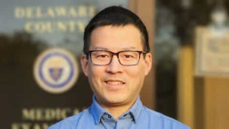 Dr. Albert Chu, Delaware County's new chief medical examiner.