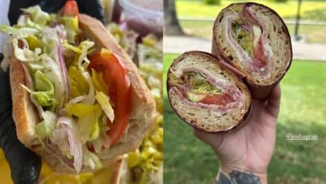 Josh Agran of Havertown is bringing the iconic Philly hoagie to LA with his Delco Rose Hoagies pop-up business.