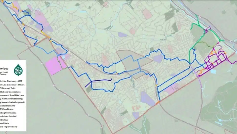 The impetus for designing the greenway is to help reduce traffic, improve air quality as well as quality of life.