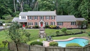 A spacious colonial in Media is for sale.