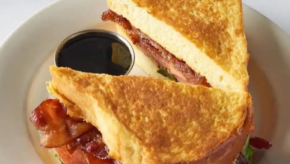 A French Toast BLT at Bittersweet Kitchen in Mediia.