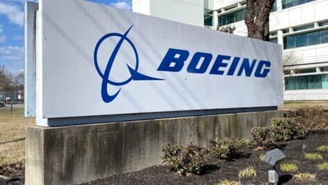 Boeing Ridley Park plant sign