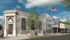 An artist's rendering of how Haverford Township Free Library will look after a $20,8 million renovation.
