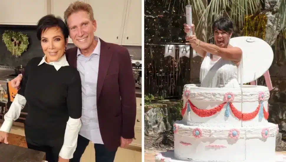 Kris Jenner (left) and Susan Noles on Golden Bachelor (right).