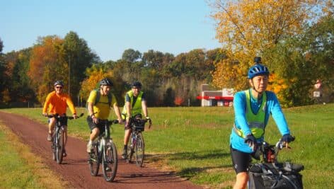 Cyclists organized “Loop the Delaware” bike rides to show people the Heritage Trail is right in their own backyard.