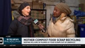 Gwenn Nolan, owner and co-founder of Mother Compost talks about her food scrap compost business with Wakisha Bailey of CBS News Philadelphia.