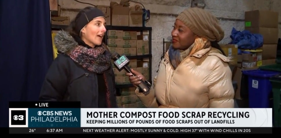Gwenn Nolan, owner and co-founder of Mother Compost talks about her food scrap compost business with Wakisha Bailey of CBS News Philadelphia.