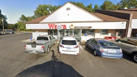 The now-closed Gibbsboro, New Jersey Wawa store.