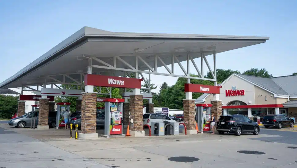 A Wawa gas station where the Goose Media Network will soon make an appearance.