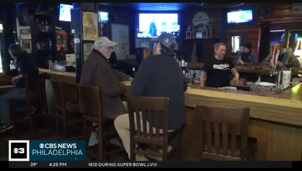 The interior of Matthew's Tavern in Norwood.
