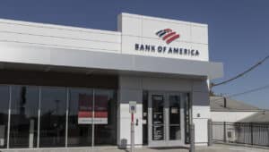 A new retail branch for Bank of America.
