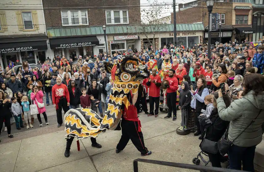 More than 1,000 people attended Media's first Lunar New Year celebration since the COVID-19 pandemic.