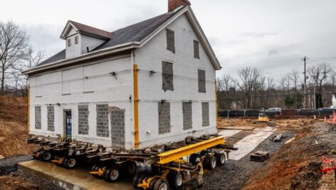 Longwood Gardens has successfully moved the Cox House, a historic home that once served as a stop on the Underground Railroad.