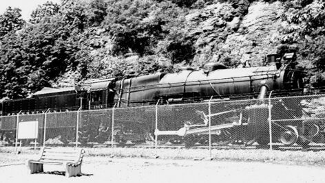 Famous Pennsylvania Locomotive #1361 On Display At The Horseshoe Curve In Altoona. A Nazi plot to blow up a Pennsylvania railroad and a cryolite metals plant in Philadelphia, among other targets, failed thanks to one of the eight saboteurs.