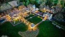 An overview of the nearly 17-acre Albermarle property in Villanova, available for sale at $13.45 million.