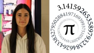 Central Bucks ninth-grade student Nergis Teke has dramatically outdone herself by memorizing and reciting 1,017 digits of Pi.
